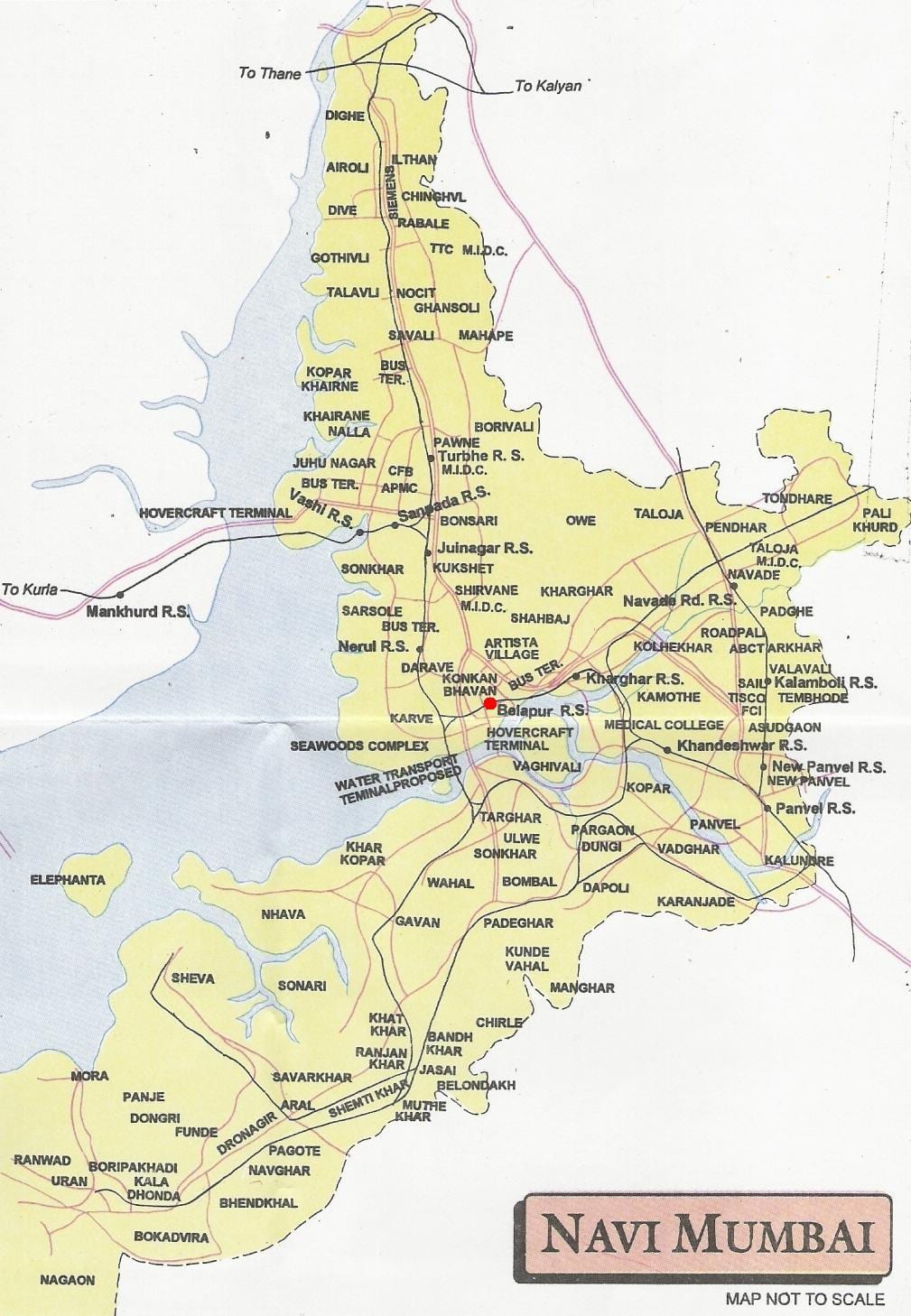 地図ナビムンバイ市