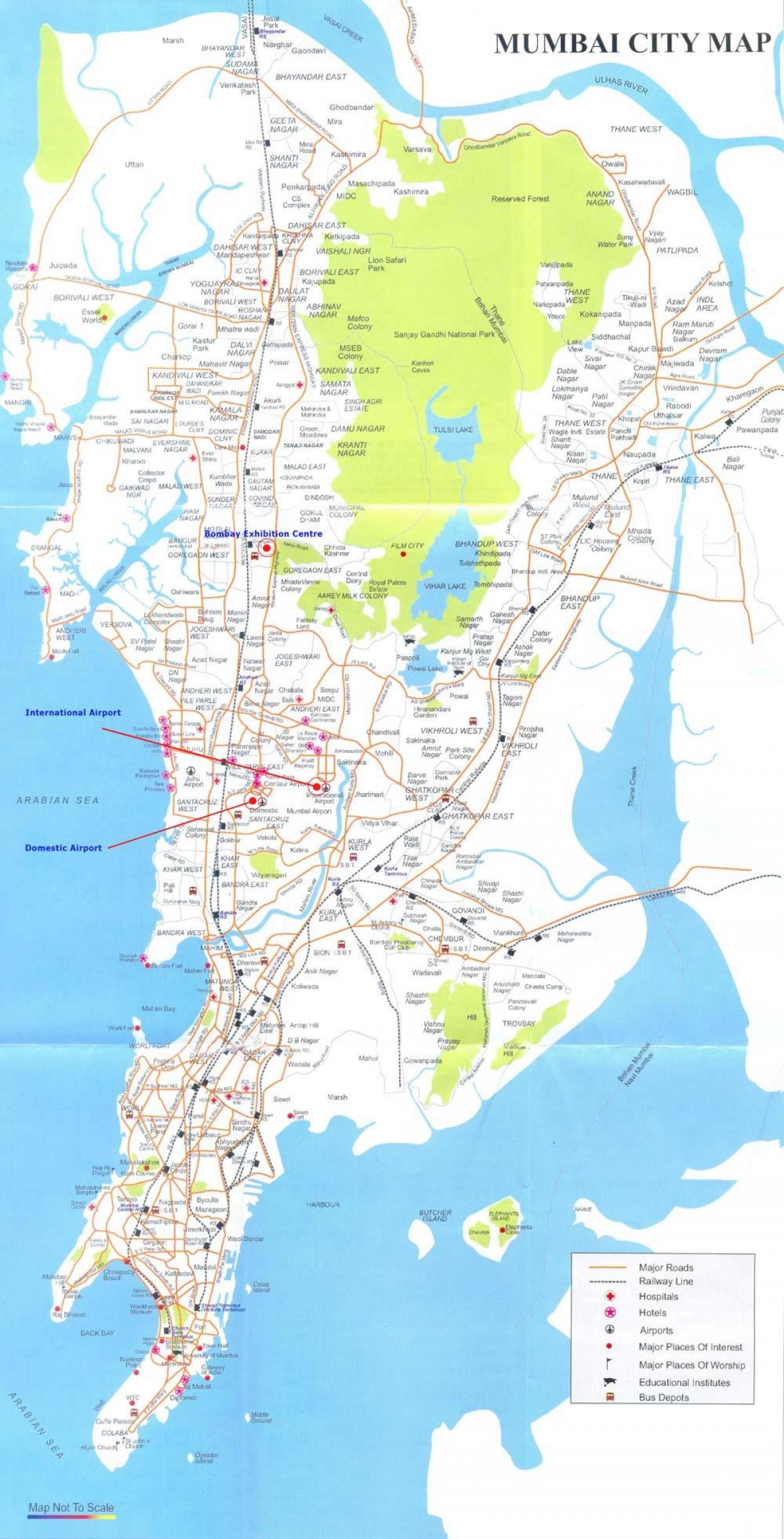 ムンバイBorivali地図