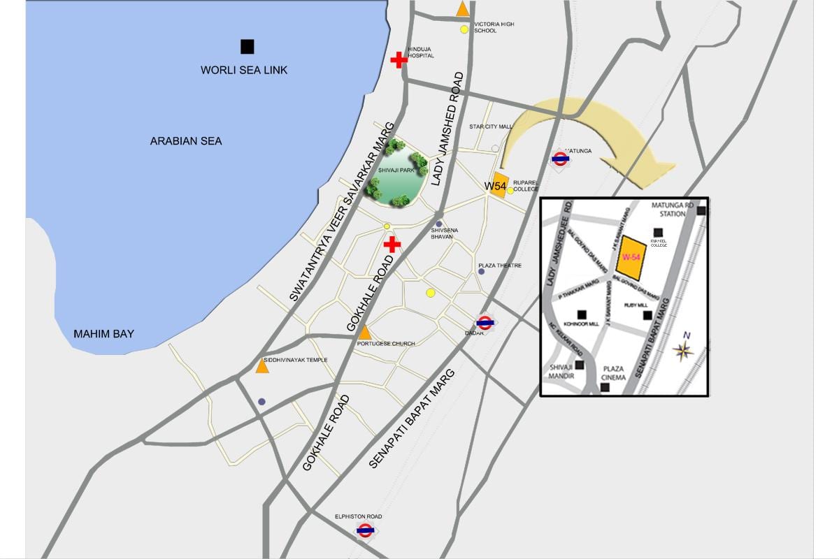 ムンバイMatunga地図