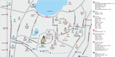 ムンバイのポワイ地図