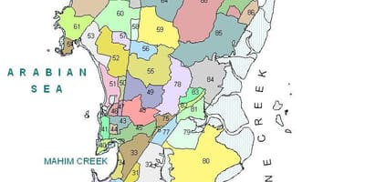 政治地図のムンバイ