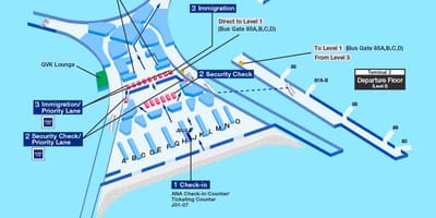 地図ムンバイの空港