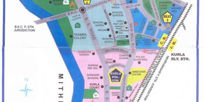 地図のムンバイラクルラコンプレックス