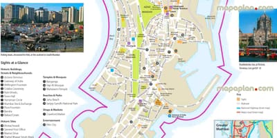 ムンバイ市内地図