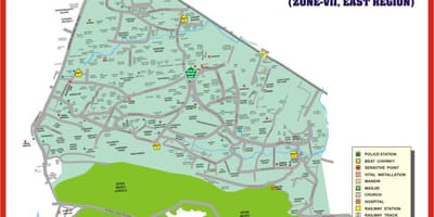 ムンバイBhandup地図