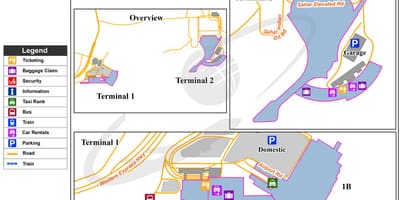 Chhatrapati Shivaji末端の地図