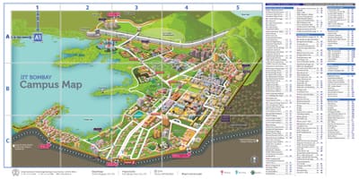 Iit Bombayキャンパスマップ