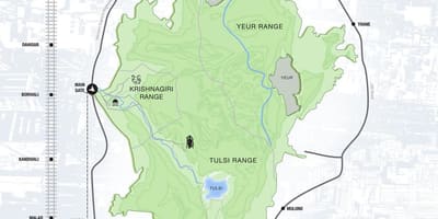 地図sanjayガンジー国立公園