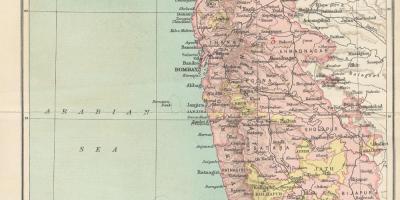 地図のボンベイ議長国