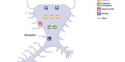 第2ターミナルムンバイの空港地図