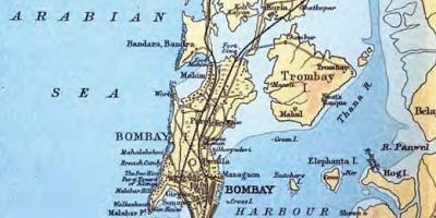 古地図のムンバイ