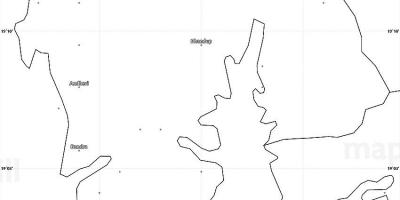 ムンバイの白地図